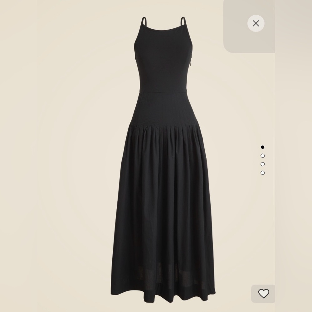 J. Crew Black Maxi Dress